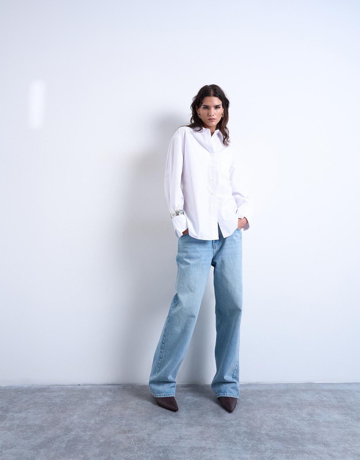 TSDEMI OVERSIZED COTTON SHIRT